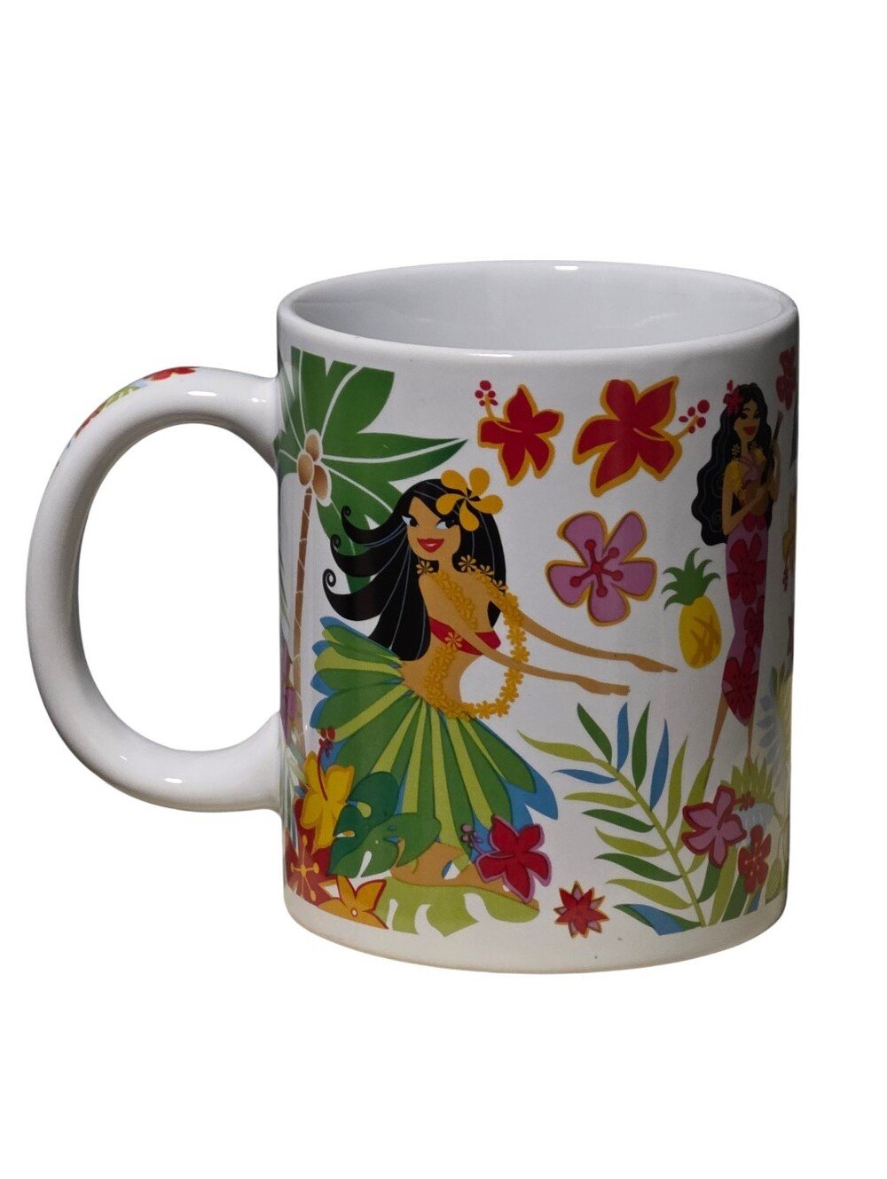ABC "Island Hula Honeys" Themed Coffee Mug EUC OS